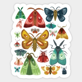 Moths Sticker